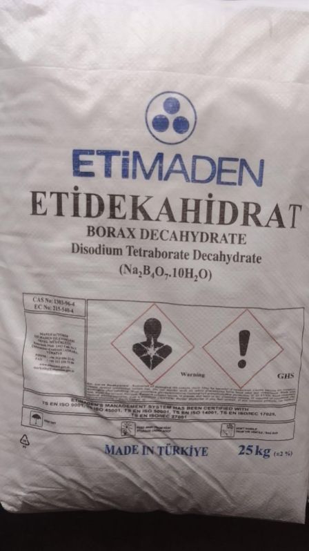 ETiMADEN White Borax Decahydrate Granules, for Industrial Use, Grade : Technical Grade