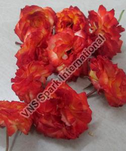 Organic Red Button Rose Flowers, for Gifting, Decoration, Style : Fresh