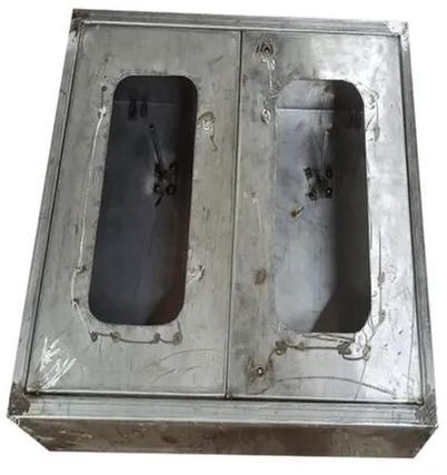 Stainless Steel Fire Hose Box, Color : Silver