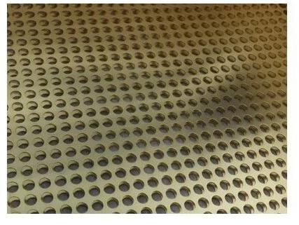 Brass Perforated Sheet, Color : GOLDEN