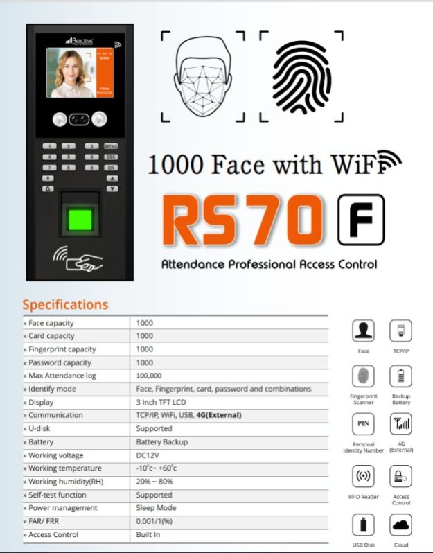 realtime biometric machine