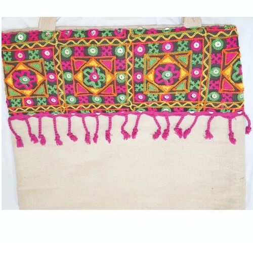 Embroidery Jute Gift Bags, Capacity : 5 kg