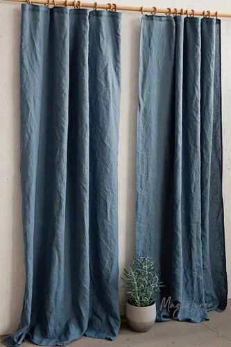 Linen Curtains, Pattern : plain solid
