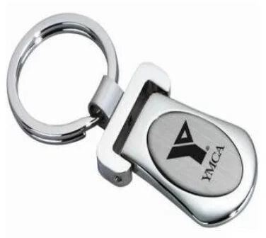 YMCA Steel Key Chain, Color : Silver
