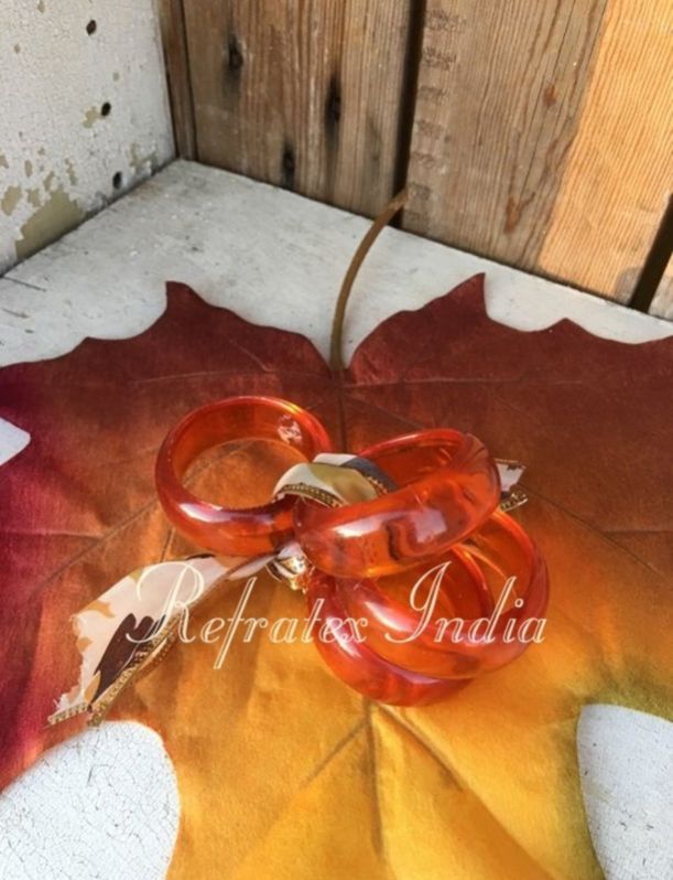 Refratex India Round PNR110 Plastic Napkin Ring, for Decoration, Size : 4cm