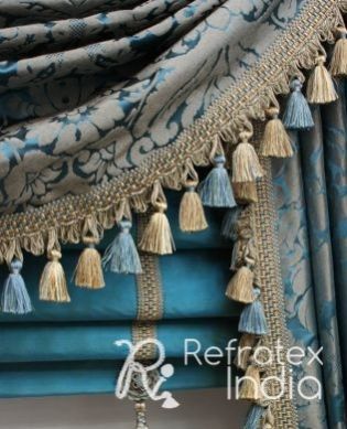 Polyester TF498 Tassel Fringe, for Fabric Use, Feature : Easily Washable, Good Quality, High Grip