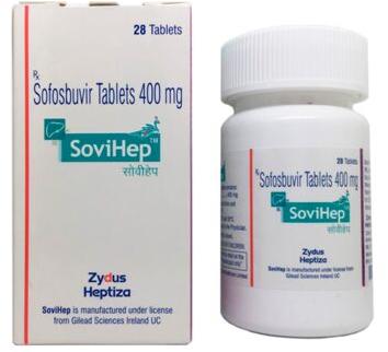 Sovihep 400 Tablet, for Clinical, Grade Standard : Medicine Grade
