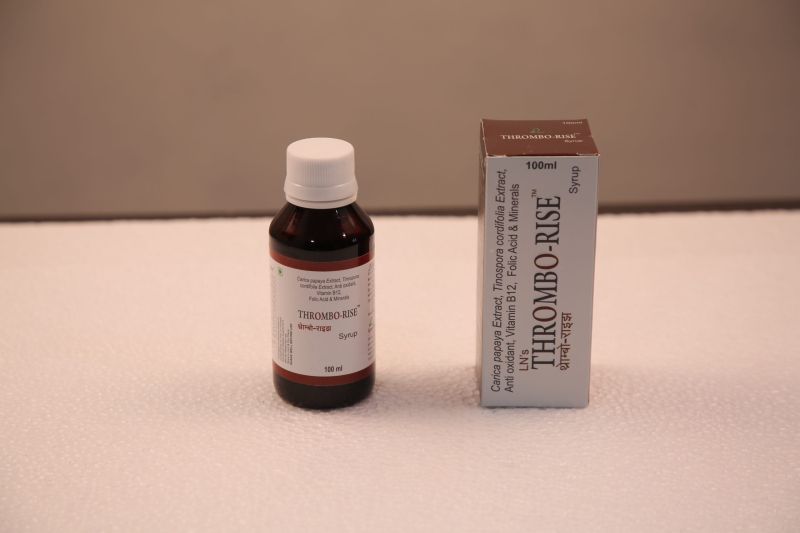 Thrombo Rise Syrup, For Clinical, Packaging Type : Bottle