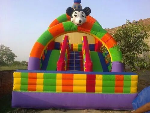 Inflatable Bouncy, Color : Multi colors