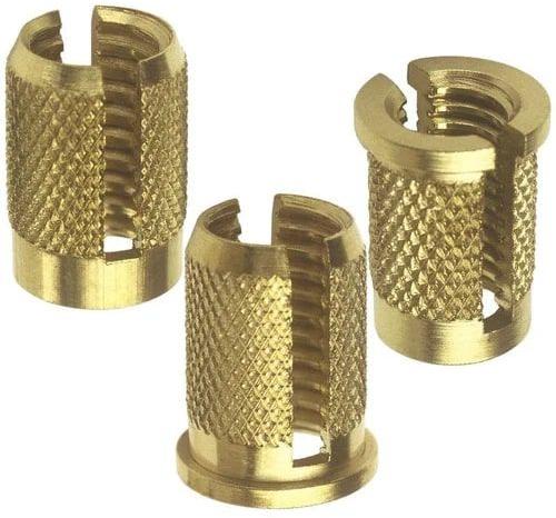 Polished Brass Knurled Expansion Insert, for Industrial, Feature : Fine Finished, Good Quality, Rust Proof