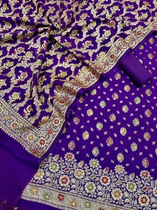 banarasi silk suit