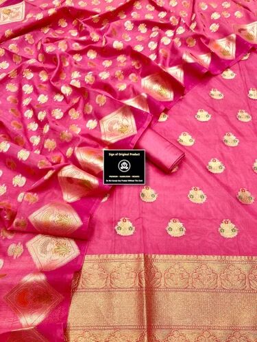 Banarasi silk Ladies Organza Suit, Occasion : Party Wear