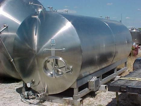 Stainless Steel Tank, Color : Silver
