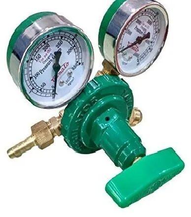 Brass Oxygen Pressure Regulator, Color : Green