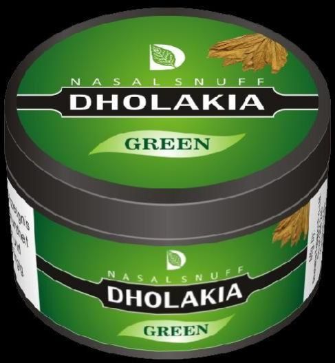 Dholakia Green Snuff 25g Tin