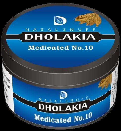 Dholakia Medicated No. 10 25g tin