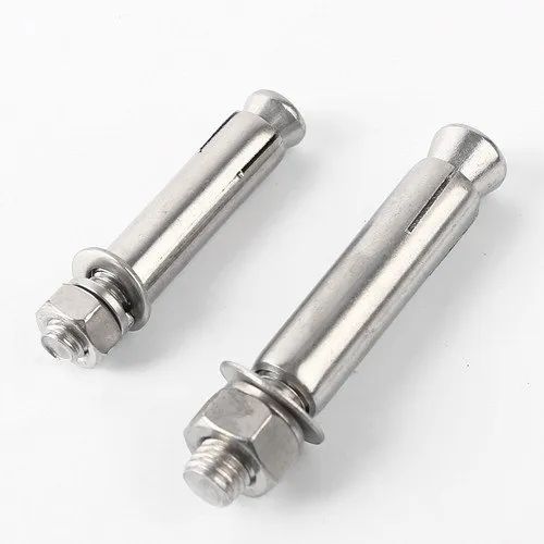 Silver Polished Metal Anchor Bolts, For Industrial, Grade : 8.8