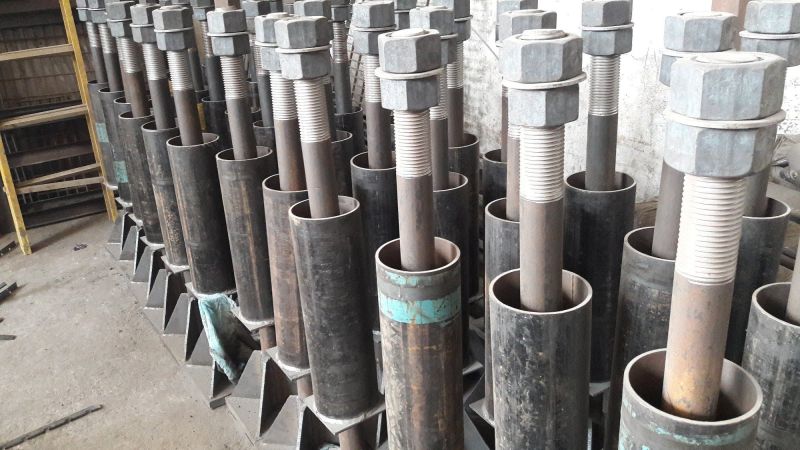 Polished Metal Sleeve Type Foundation Bolts