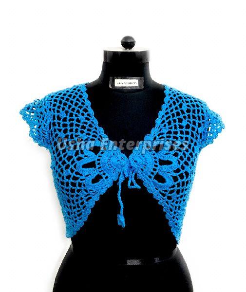 Plain Crochet Butterfly Shrug, Feature : Anti-pilling, Anti-shrink