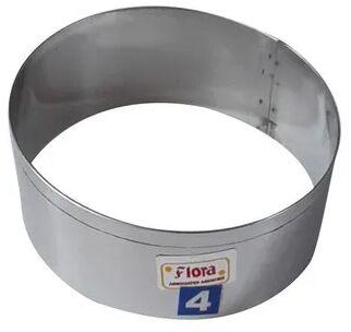 Flora Silver Stainless Steel Cake Ring