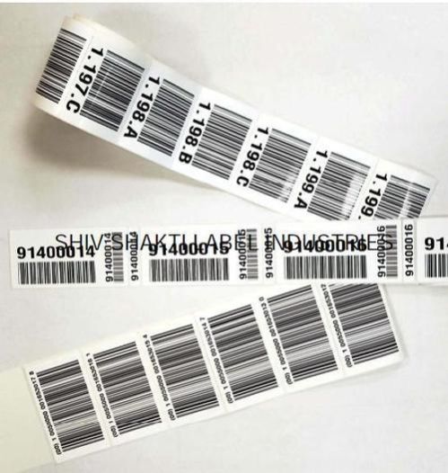 Pre Printed Barcode Label