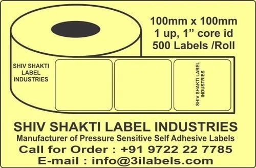 Self Adhesive Sticker Paper Roll at Rs 22/piece, Sticker Paper Roll in  Ahmedabad