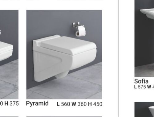 Titonic Ceramic Wall Hug Toilet, Size : 560x360x450mm (LxWxH)