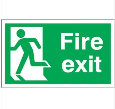 Square Exit Luminescent Signs, Color : Green