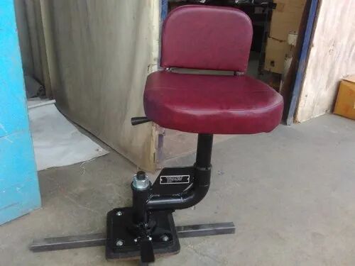 Natroyal Red Leather Railway Driver Seat