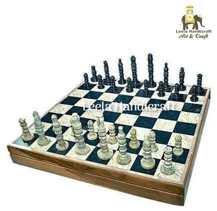 Marble Chess Board, Size : 14 Inch