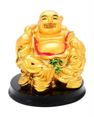 Ceramic Kesar Zems Fengsui Laughing Buddha, Packaging Type : Box