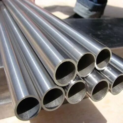 Round stainless steel pipes