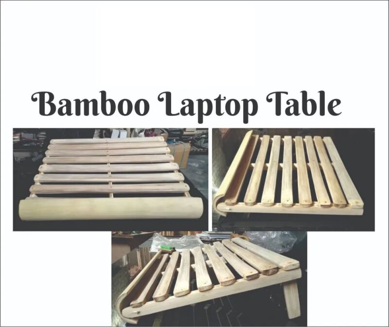 Polished Bamboo Laptop Table, Feature : Crack Proof, Fine Finishing