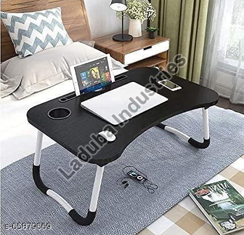 black lining laptop table