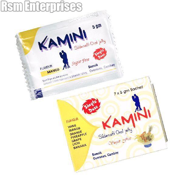 Kamini Oral Jelly (Sildenafil Citrate 100mg), Color : White