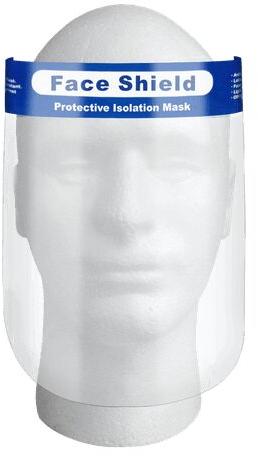 Protective Isolation Mask Face Shield, for Industry, Manufacturing Units, Pharma Industry, Size : 140x220Cm