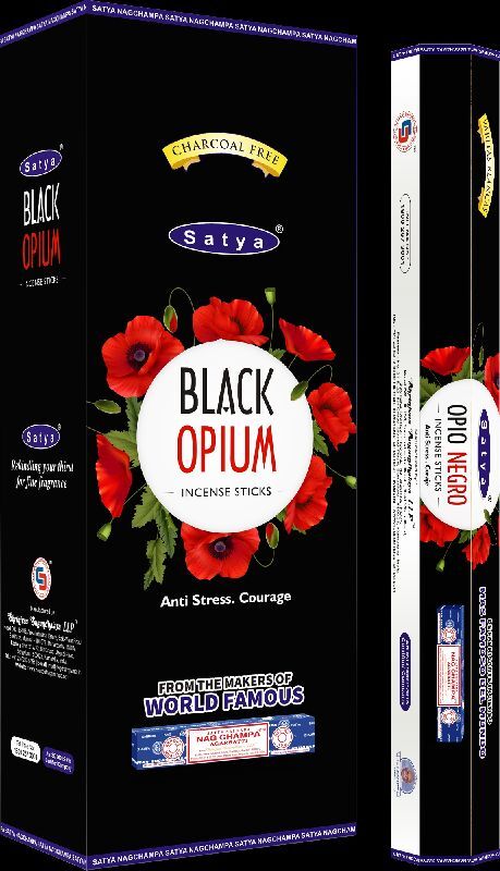 Satya Black Opium Incense Sticks