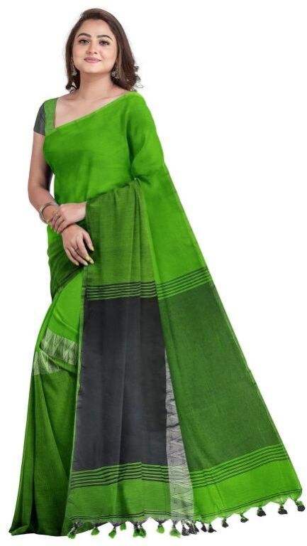 Handloom Pom Pom Saree