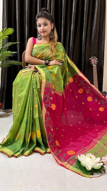 Unstitched Khadi Silk Saree