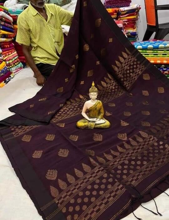 Unstitched Linen Handloom Saree, Occasion : Daily Wear, Party Wear