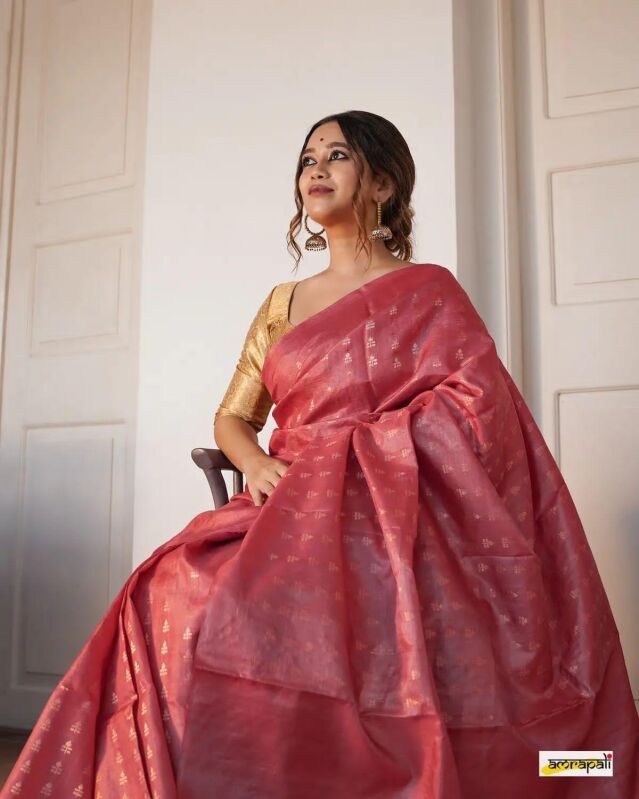 Unstitched Silk Cotton Saree, Occasion : Party Wear, Wedding Wear
