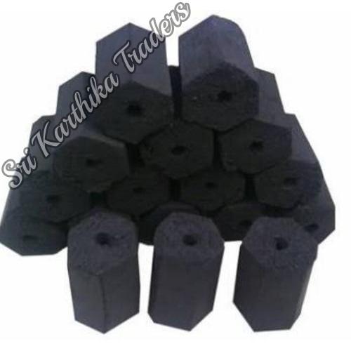 Hexagonal Charcoal Briquettes, for Steaming