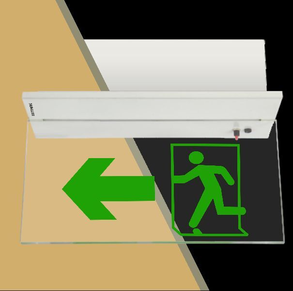 Rectangular MS Recessed Edgelit Exit Lights, for Hospital, Hotel, Mall, Feature : Low Consumption