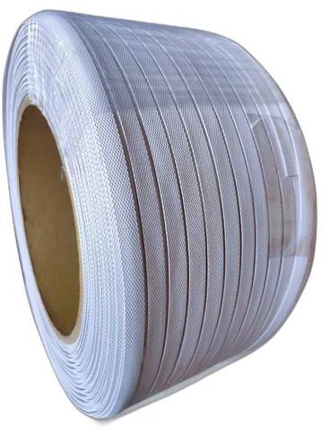 White Polypropylene PP Box Strapping Roll, for Packaging, Width : 9 mm