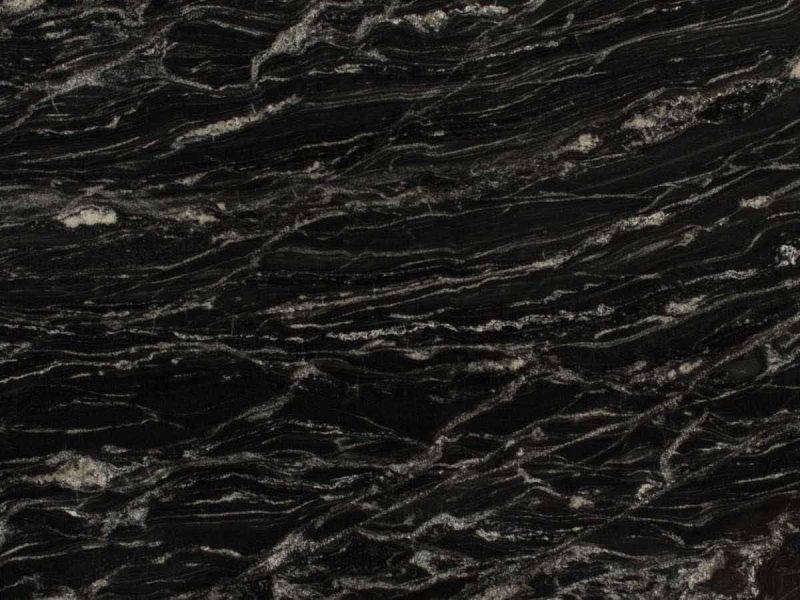 Polished Plain Dotted Markino Black Granite Slab, for Flooring, Wall, Kitchen Countertop etc., Specialities : Heat Resistance