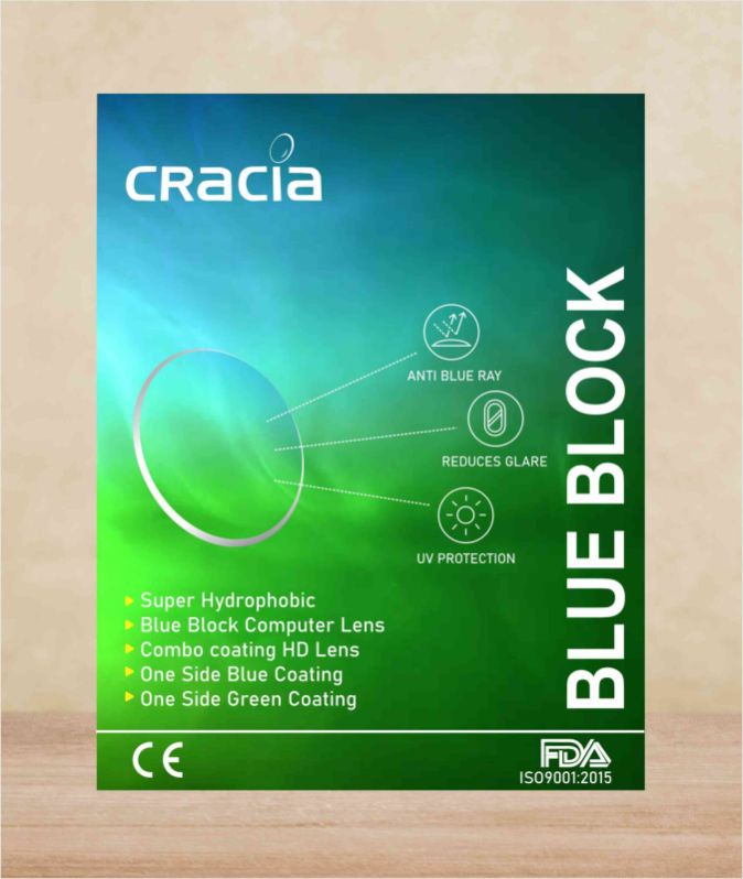 Cracia uv protection blue block lens