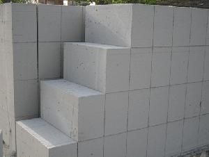 Gray Rectangular Cement ALC Bricks