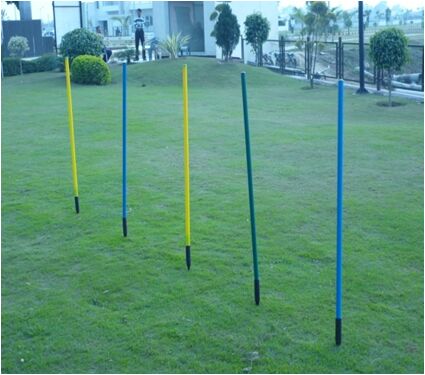 PVC Spike Pole, Color : yellow