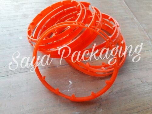 Round HDPE LOCK RING, Color : Orange