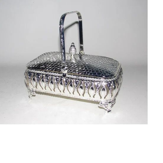 German Silver Basket, Size : 7 Diameter